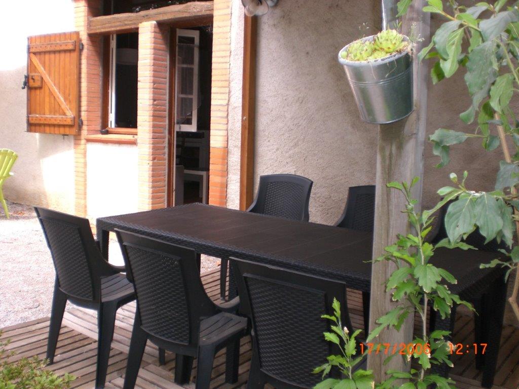 terrasse gite